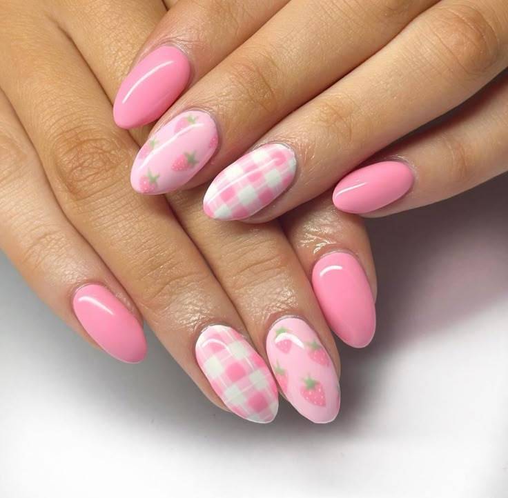 Pink-summer-nail-ideas