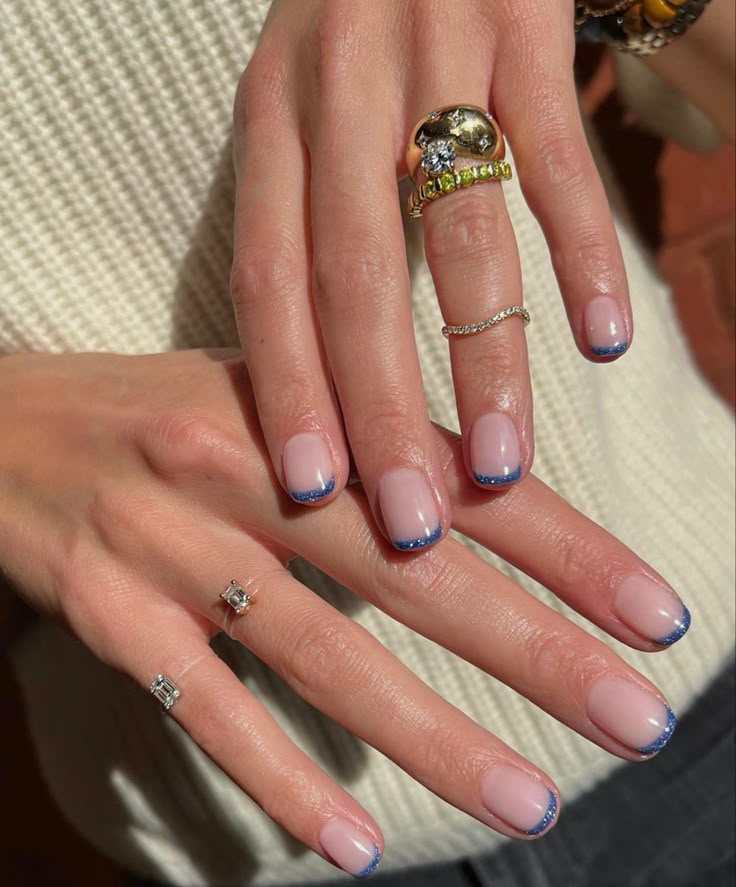 short-square-french-tip-nails