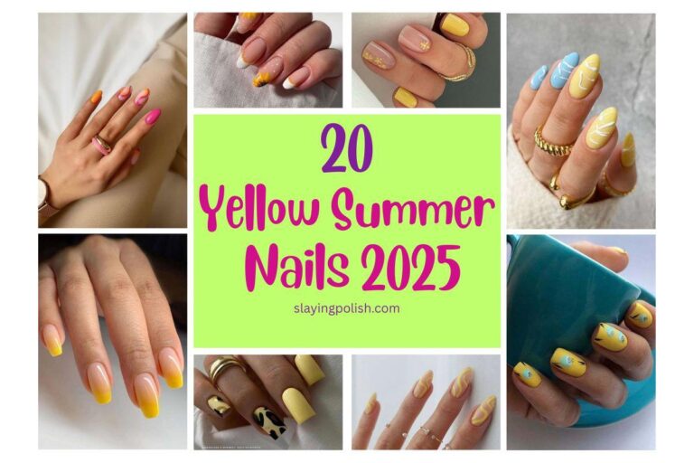 summer-yellow-nails