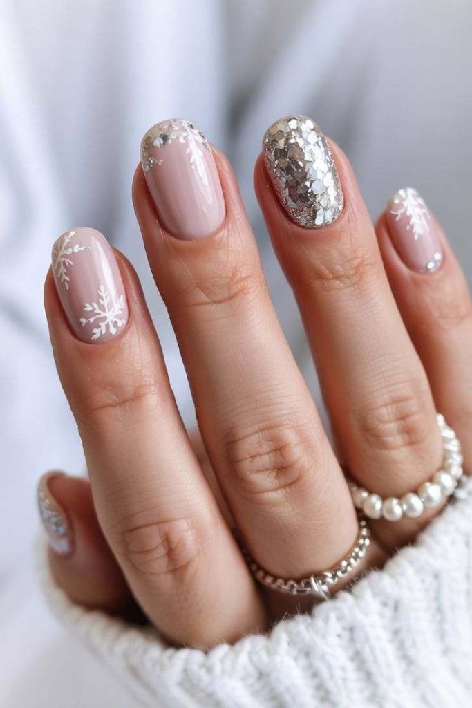 stunning-Sparkle-Winter-nail-ideas