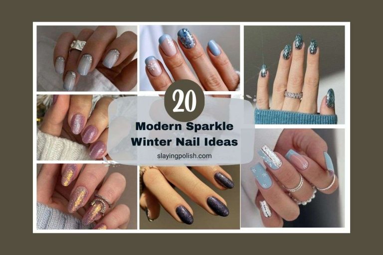 modern-sparkle-winter-nail-ideas