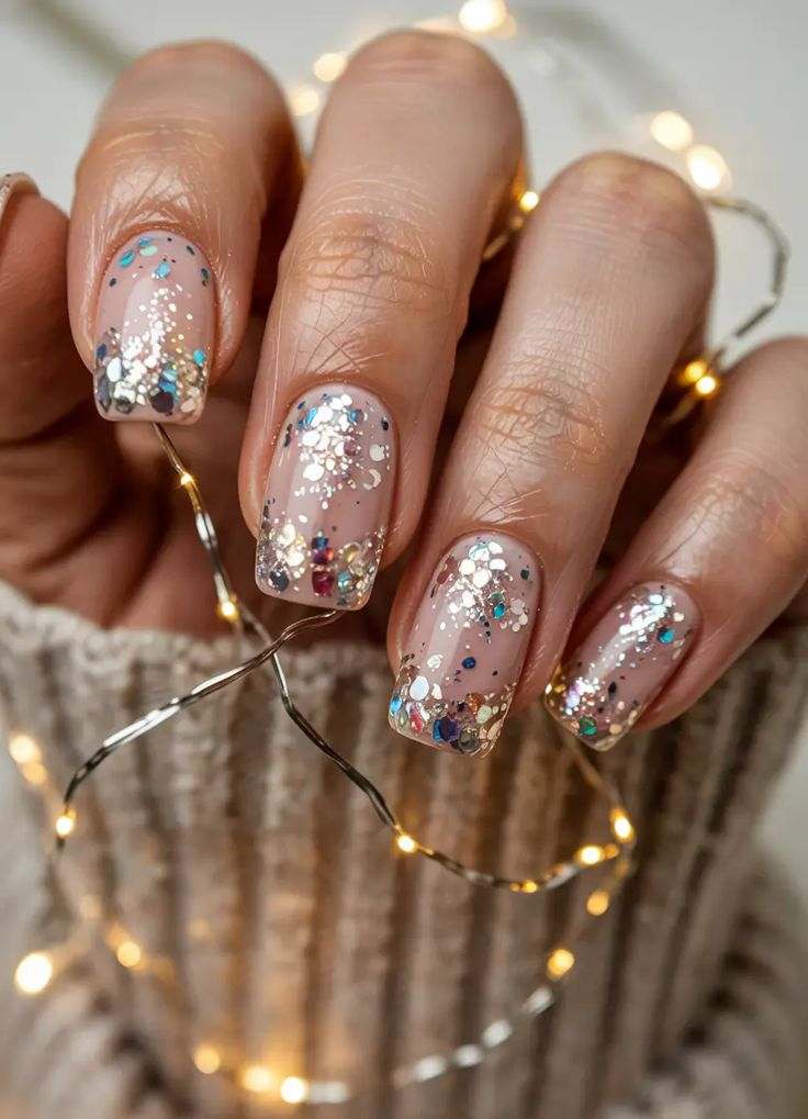 stunning-Sparkle-Winter-nail-ideas
