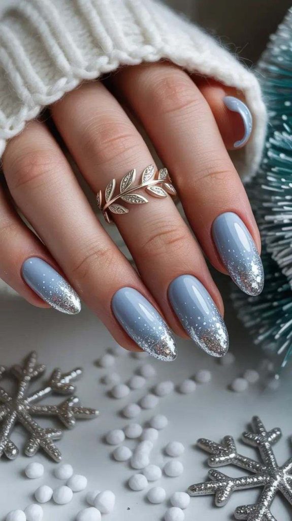 stunning-Sparkle-Winter-nail-ideas