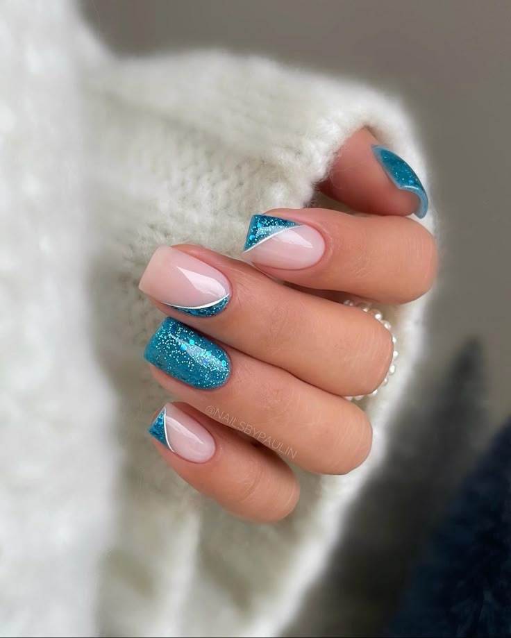 Trendy-Square-winter-nail-ideas