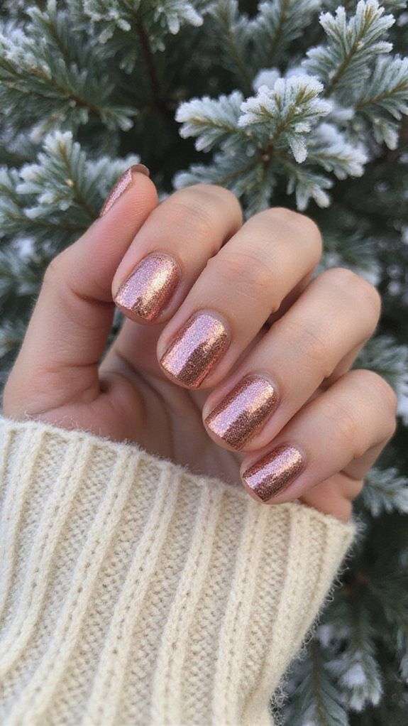 Modern-Sparkle-Winter-nail-ideas