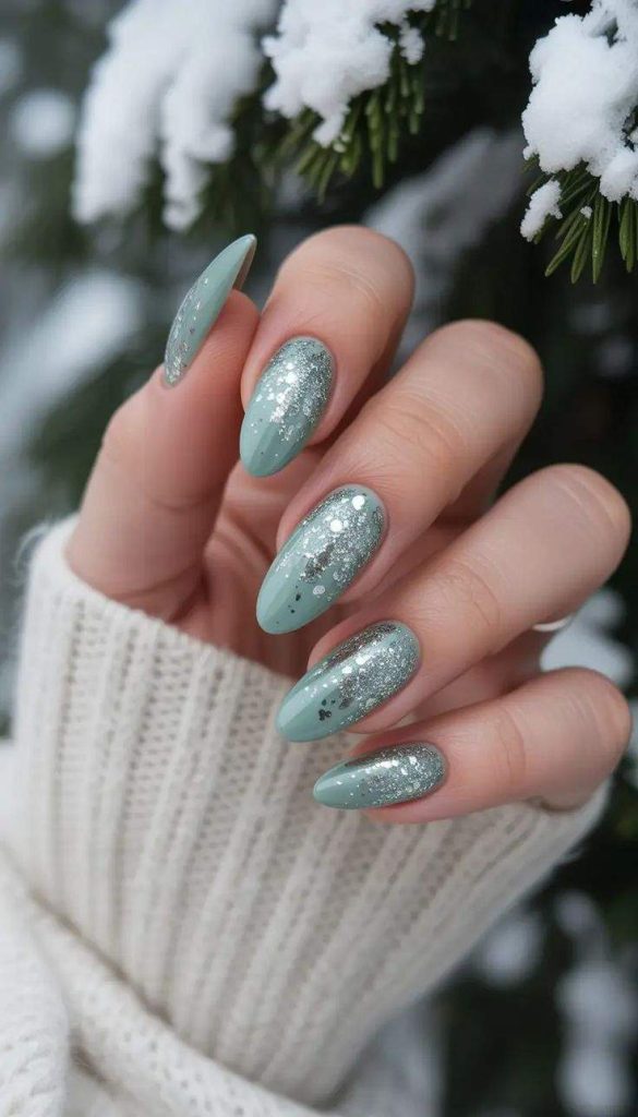 stunning-Sparkle-Winter-nail-ideas