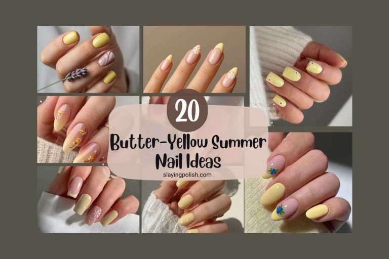 butter-yellow-summer-nail-designs