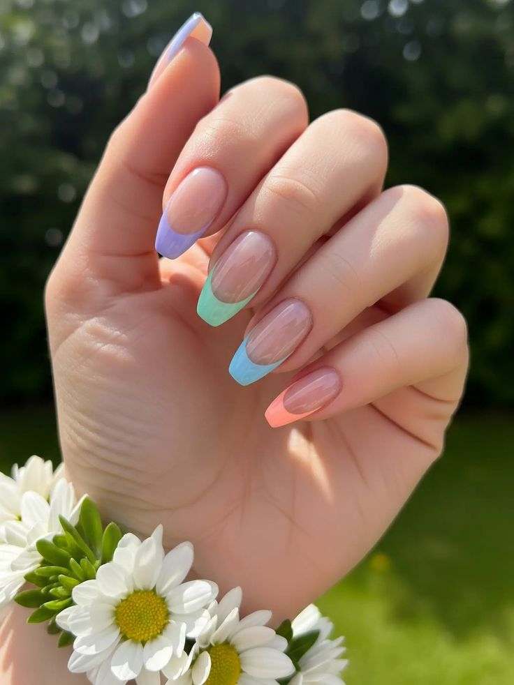 French-tip-nail-ideas-for-summer