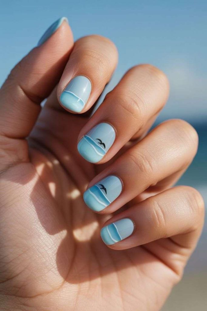 Beach-wave-nail-trend-for-summer
