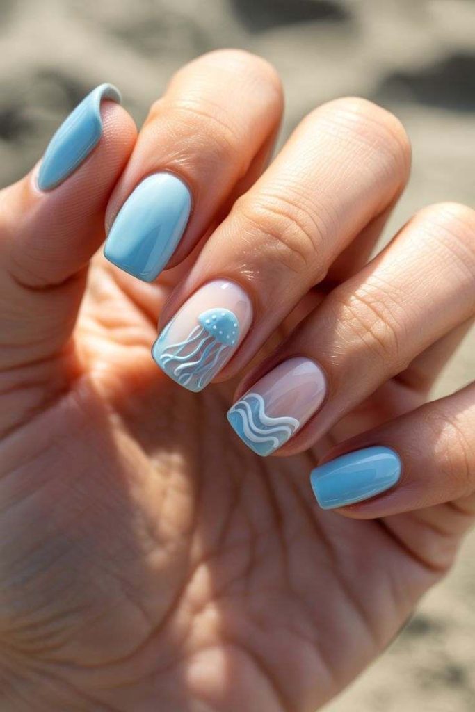 Trendy-Beach-wave-nail-designs-for-summer